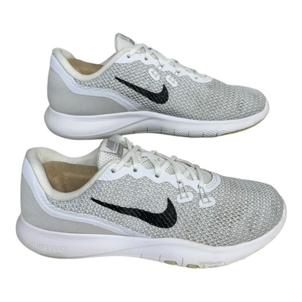 Nike Training Flex TR7 Running Shoes Womens 8 Sneakers White Mesh - Picture 3 of 7